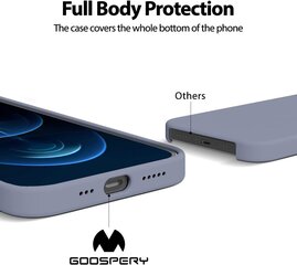 Чехол Mercury Silicone Case Apple iPhone 15 Pro лавандово-серый цена и информация | Чехлы для телефонов | pigu.lt