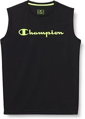 Детская майка Champion 306368*KK001, черная/салатовая, 8054112994667 цена и информация | Рубашка для мальчиков | pigu.lt