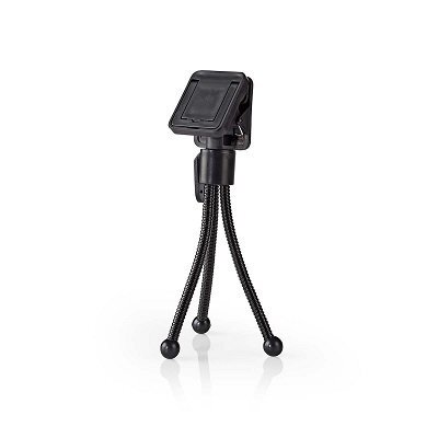 Nedis SMTD100BK Tripod to attach smartphones цена и информация | Asmenukių lazdos (selfie sticks) | pigu.lt