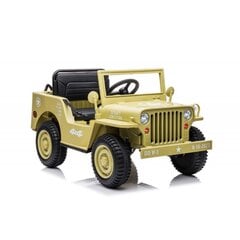 Vienvietis vaikiškas elektromobilis Lean Toys JH-103, geltonas kaina ir informacija | Elektromobiliai vaikams | pigu.lt