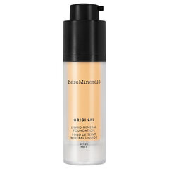 Makiažo pagrindas bareMinerals Original Liquid Mineral Foundation SPF20, 13 Golden Beige, 30 ml kaina ir informacija | bareMinerals Kvepalai, kosmetika | pigu.lt