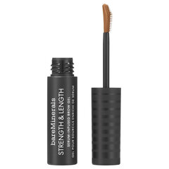 Тонизирующий гель для бровей с сывороткой bareMinerals Strength & Long Serum Infused Brow Gel, Honey, 5 мл цена и информация | Карандаши, краска для бровей | pigu.lt