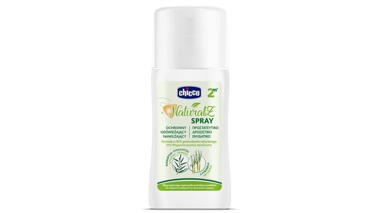 Apsauginis purškalas nuo uodų Chicco NaturalZ, 100 ml kaina ir informacija | Apsauga nuo uodų, erkių | pigu.lt