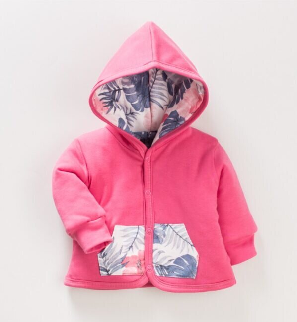 Šilta striukė mergaitei Nini, ABN-2834 kaina ir informacija | Megztiniai, bluzonai, švarkai kūdikiams | pigu.lt
