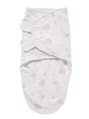 Medvilninis vystyklas-kokonas Meyco Baby Dots - pink 301050, 0-3 mėn. цена и информация | Пеленальные доски и пеленки | pigu.lt