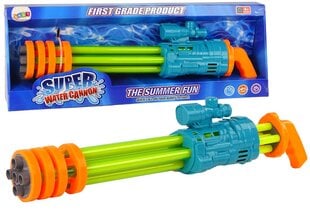 Vandens šautuvas LeanToys, 56 cm, mėlynas kaina ir informacija | Vandens, smėlio ir paplūdimio žaislai | pigu.lt