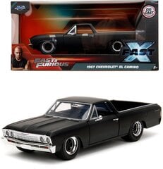 Modeliukas Jada Fast & Furious 1967 Chevrolet El Camino kaina ir informacija | Žaislai berniukams | pigu.lt