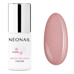 NEONAIL Гибридная база Modeling Base Calcium Bubbly Pink 7,2 мл. цена и информация | Лаки, укрепители для ногтей | pigu.lt