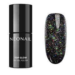 Hibridinis viršutinis nagų lakas NeoNail Top Glow Multicolor Holo, 7.2 ml цена и информация | Лаки, укрепители для ногтей | pigu.lt