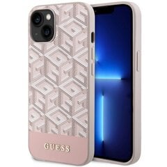 Guess GUHMP14XP4RPSP iPhone 14 Pro Max 6,7" różowy|pink hardcase 4G Printed Stripes MagSafe цена и информация | Чехлы для телефонов | pigu.lt