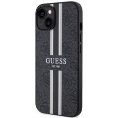 Guess GUHMP14XP4RPSK iPhone 14 Pro Max 6.7" czarny|black hardcase 4G Printed Stripes MagSafe цена и информация | Чехлы для телефонов | pigu.lt