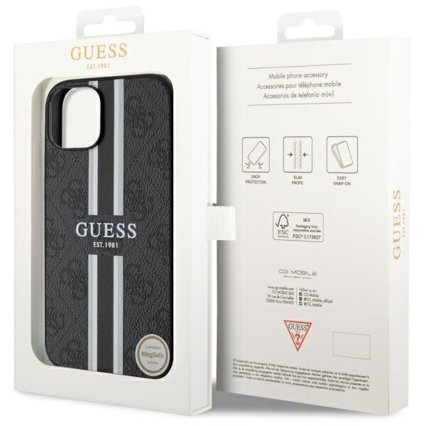 Guess MagSafe, juodas kaina ir informacija | Telefono dėklai | pigu.lt