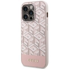 Guess GUHMP14MHGCFSEP iPhone 14 Plus 6,7" różowy|pink hard case GCube Stripes MagSafe цена и информация | Чехлы для телефонов | pigu.lt