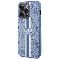Guess GUHMP14XP4RPSB iPhone 14 Pro Max 6.7" niebieski|blue hardcase 4G Printed Stripes MagSafe цена и информация | Чехлы для телефонов | pigu.lt