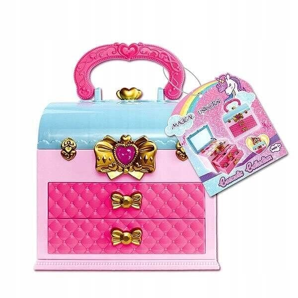 Vaikiškas makiažo ir mankiūro rinkinys lagamine MalPlay kaina ir informacija | Žaislai mergaitėms | pigu.lt