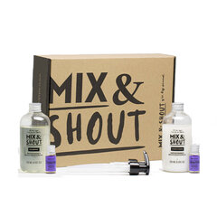 Rinkinys Mix & Shout: balansuojantis šampūnas, 250 ml + kondicionierius, 250 ml + serumas, 2 x 5 ml kaina ir informacija | Šampūnai | pigu.lt