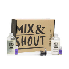 Rinkinys garbanotiems plaukams Mix & Shout: šampūnas, 250 ml + kondicionierius, 250 ml + serumas, 2 x 5 ml цена и информация | Шампуни | pigu.lt