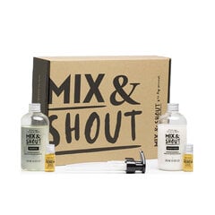 Rinkinys Mix & Shout: atstatomasis šampūnas, 250 ml + kondicionierius, 250 ml + serumas, 2 x 5 ml kaina ir informacija | Šampūnai | pigu.lt