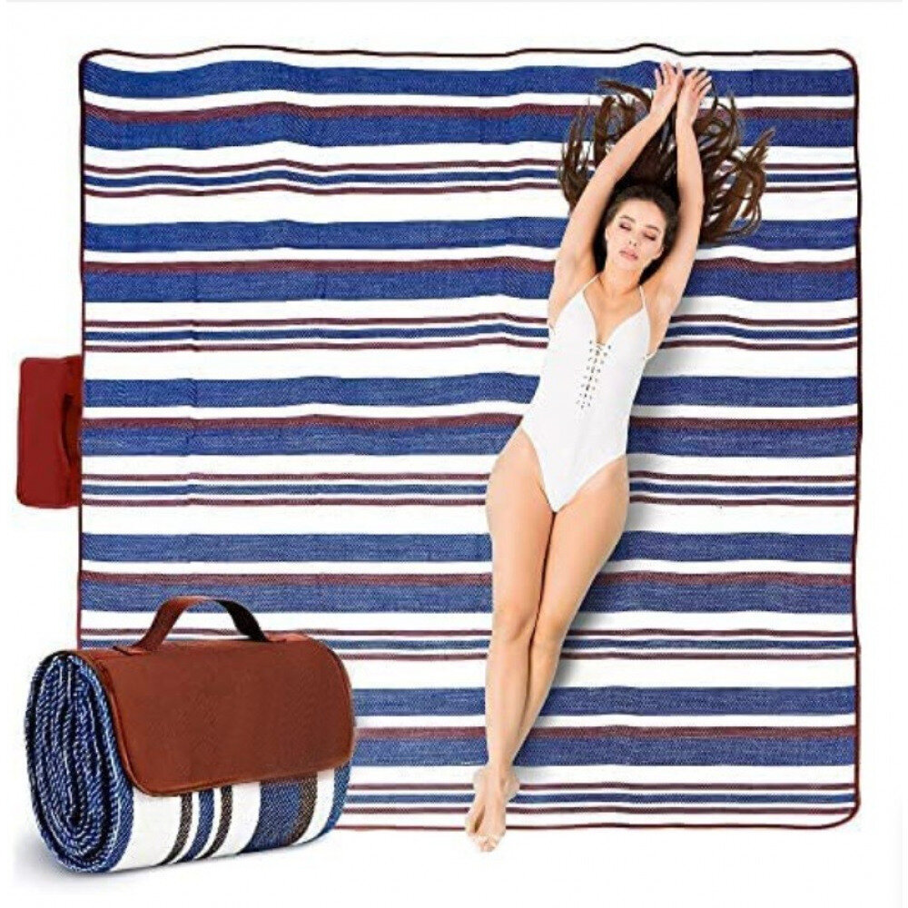 Didelis paplūdimio pikniko kilimėlis, 150x200cm цена и информация | Turistiniai čiužiniai ir kilimėliai | pigu.lt