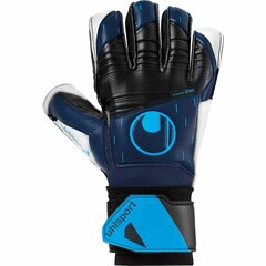 Vartininko pirštinės Uhlsport Speed Contact Soft Flex Frame, tamsiai mėlynos цена и информация | Перчатки вратаря | pigu.lt