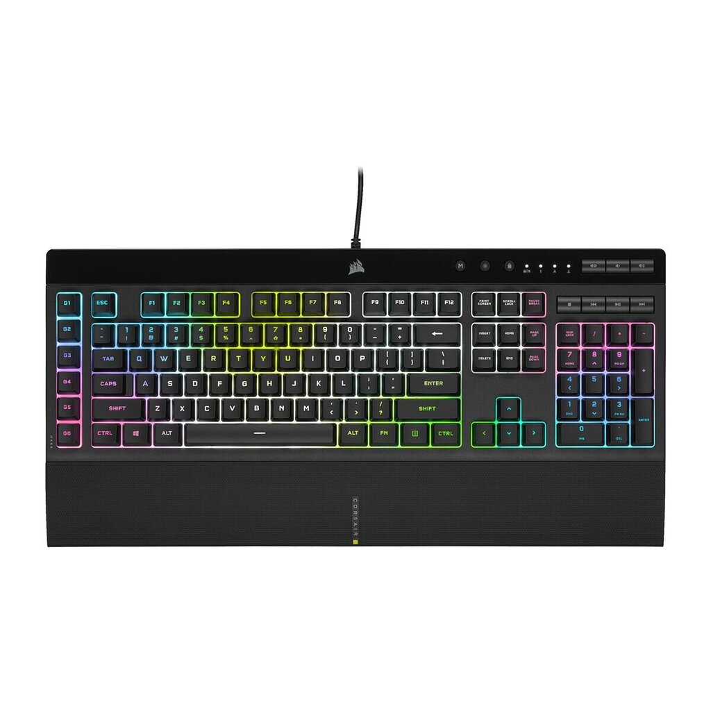 Corsair K55 Pro XT kaina ir informacija | Klaviatūros | pigu.lt