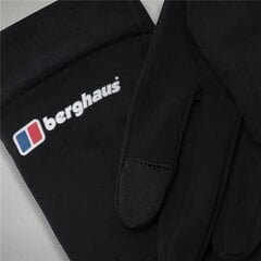 Pirštinės Berghaus Liner, M, juodos kaina ir informacija | Vyriški šalikai, kepurės, pirštinės | pigu.lt