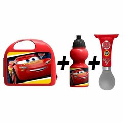 Rinkinys vaikiškam dviračiui Disney Cars, 3 vnt. kaina ir informacija | Dviračių skambučiai, signalai | pigu.lt