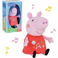 Pliušinis muzikinis žaislas Kiaulytė Pepa (Peppa Pig), 17 cm цена и информация | Мягкие игрушки | pigu.lt