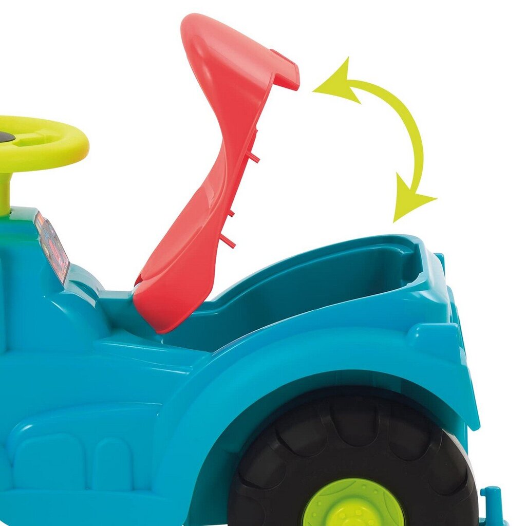 Paspiriamas traktorius Ecoiffier Trailer Tractor su priekaba ir stumiama mašinėle kaina ir informacija | Žaislai kūdikiams | pigu.lt