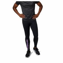 Мужские спортивные колготки New Balance Impact Run AT Tight Чёрный цена и информация | Мужская спортивная одежда | pigu.lt