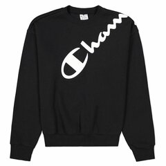 Džemperis moterims Champion Diagonal Logo, juodas kaina ir informacija | Džemperiai moterims | pigu.lt
