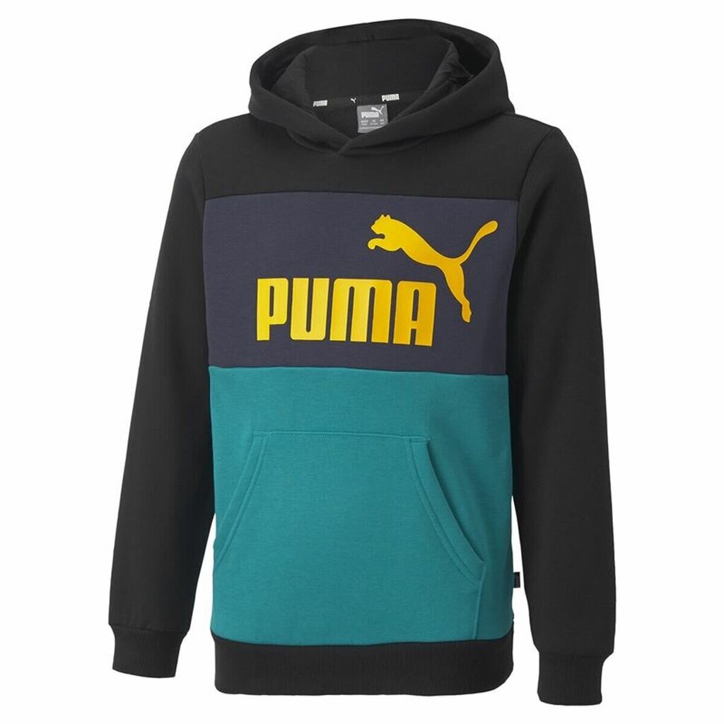 Džemperis berniukams Puma Essentials+ Colourblock Youth, juodas kaina ir informacija | Megztiniai, bluzonai, švarkai berniukams | pigu.lt