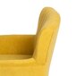 Fotelis 63x50x83cm, geltonas kaina ir informacija | Svetainės foteliai | pigu.lt
