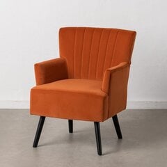 Кресло 63 x 50 x 83 cm Синтетическая ткань Деревянный Оранжевый цена и информация | Кресла в гостиную | pigu.lt