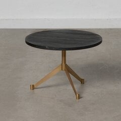 Kavos staliukas, 45x45x31 cm, juodas/auksinis kaina ir informacija | Kavos staliukai | pigu.lt