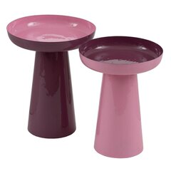Šoninis staliukas, rožinis kaina ir informacija | Kavos staliukai | pigu.lt