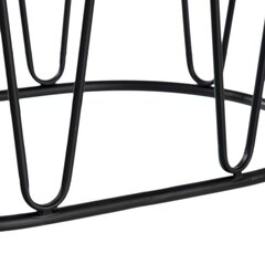Вспомогательный стол 56 x 35,5 x 56 cm Стеклянный Чёрный Металл (2 штук) цена и информация | Журнальные столики | pigu.lt