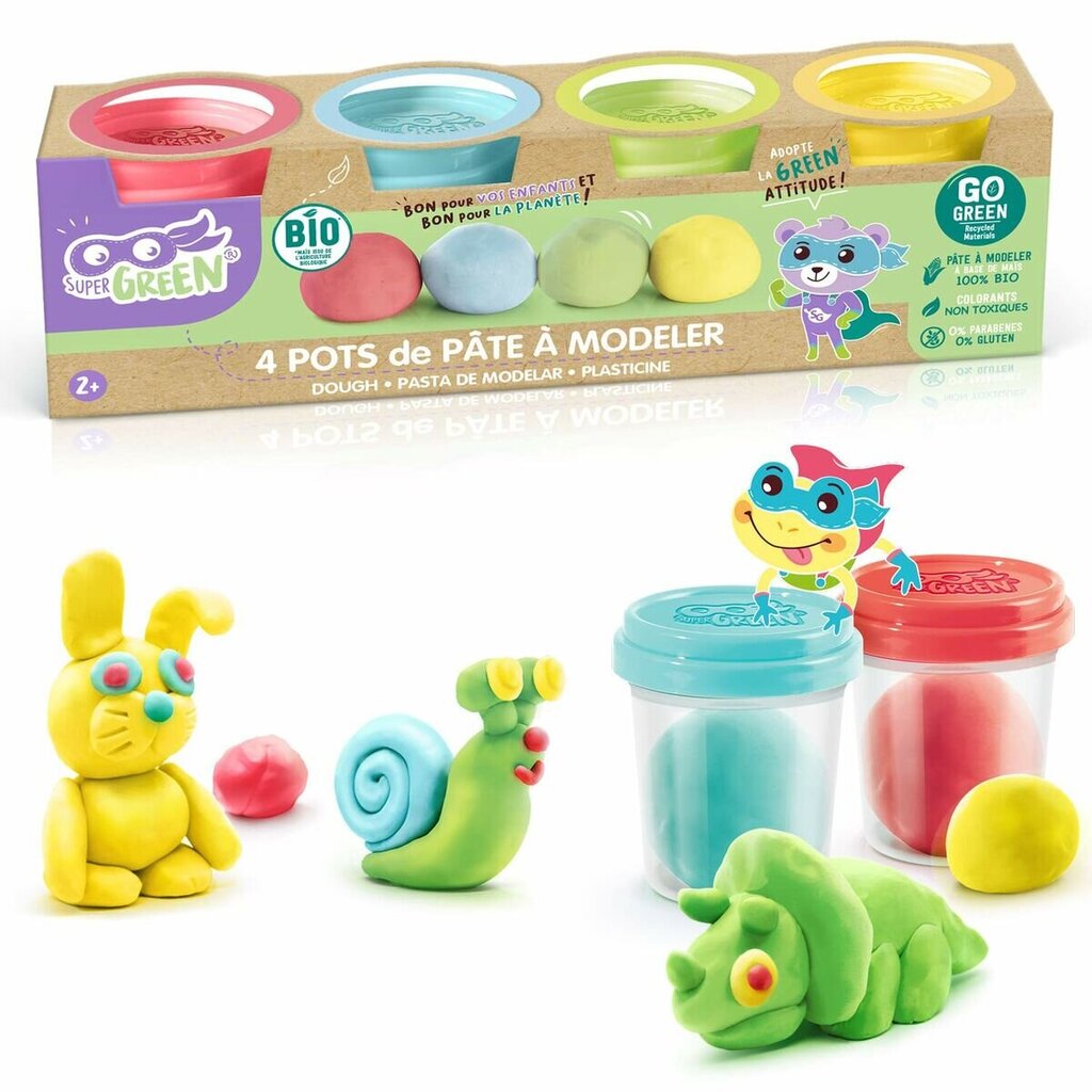 Plastilinas Canal Toys 4 spalv. kaina ir informacija | Piešimo, tapybos, lipdymo reikmenys | pigu.lt