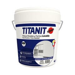 Краска TITANLUX Titanit 029190004 потолок Стена Моющийся Белый матовый 4 L цена и информация | Краска | pigu.lt
