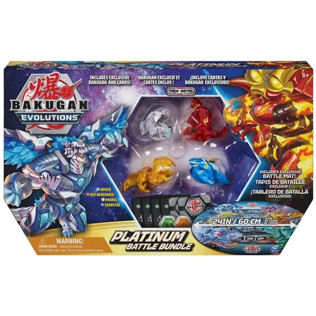 Figūrėlių rinkinys Bakugan Platinum Battle Bundle BakuCores kaina ir informacija | Žaislai berniukams | pigu.lt