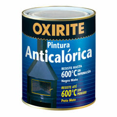 Anti-heat paint OXIRITE 5398041 Чёрный 750 ml цена и информация | Краска | pigu.lt