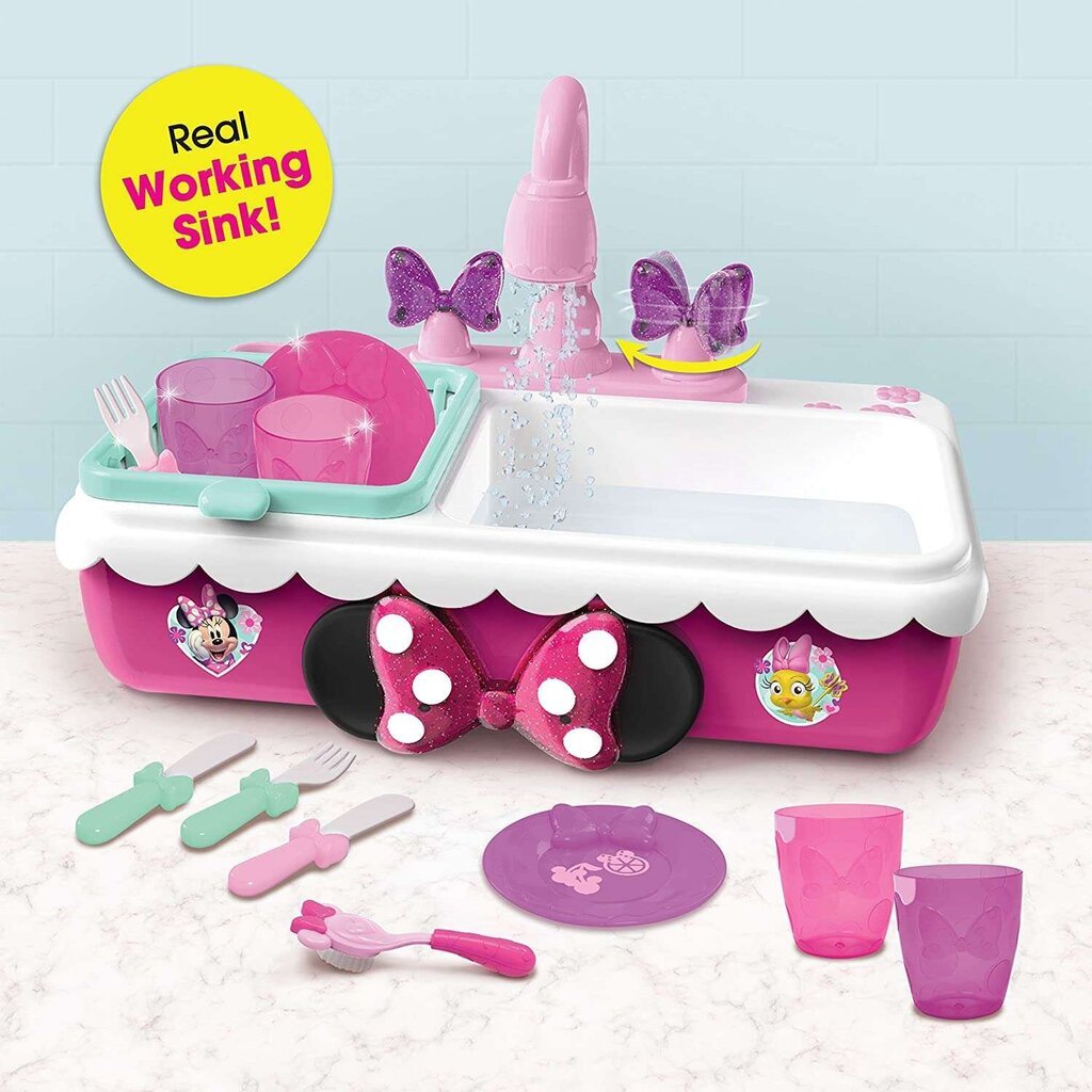Žaislinė kriauklė su priedais Just Play Minnie Mouse kaina ir informacija | Žaislai mergaitėms | pigu.lt