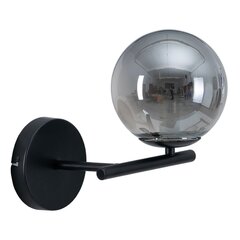 Настенный светильник 27,5 x 20 x 20 cm Стеклянный Чёрный Металл цена и информация | Настенные светильники | pigu.lt