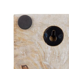 Настенная вешалка 50,5 x 7 x 14,5 cm Металл Деревянный цена и информация | Вешалки для одежды | pigu.lt