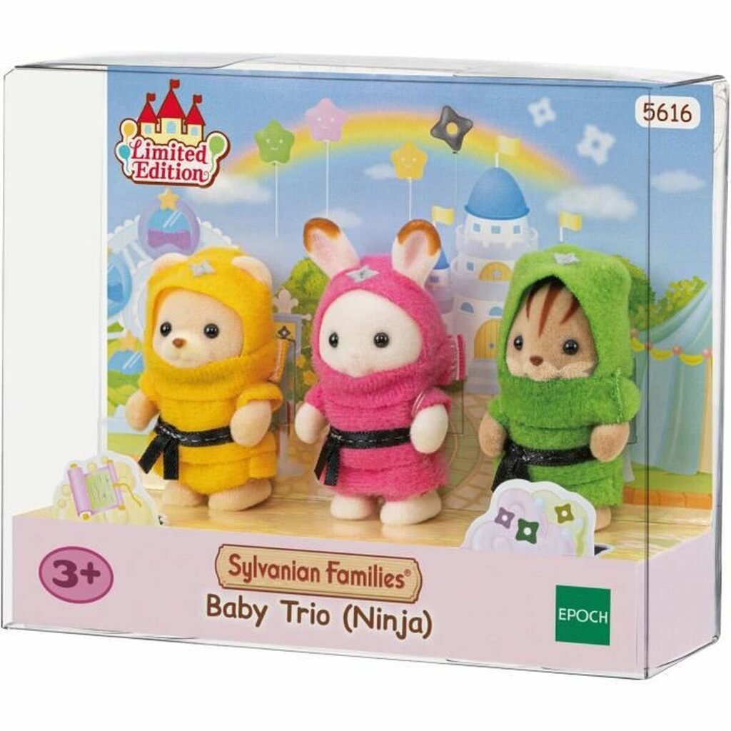 Lėlių rinkinys Sylvanian Families The Trio of Babies kaina ir informacija | Žaislai mergaitėms | pigu.lt