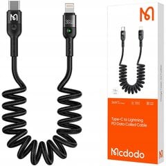 Mcdodo USB-C/Lightning, 1.8 m kaina ir informacija | Laidai telefonams | pigu.lt