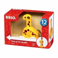 Interaktyvus žaislas Brio Push & Go Giraffe kaina ir informacija | Žaislai kūdikiams | pigu.lt