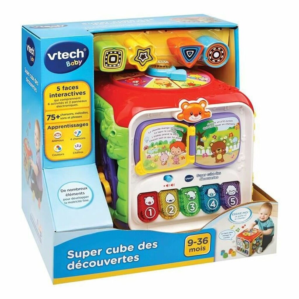 Интерактивная игрушка для маленьких Vtech Baby Super Cube of the  Discoveries цена | pigu.lt