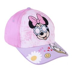Детская кепка Minnie Mouse Розовый (53 cm) цена и информация | Шапки, перчатки, шарфы для девочек | pigu.lt