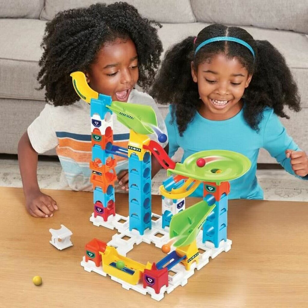 Набор стеклянных шариков Vtech Marble Rush Marble Run - Beginner Set Трасса  Трасса c Рампами + 4 Years 47 Предметы цена | pigu.lt